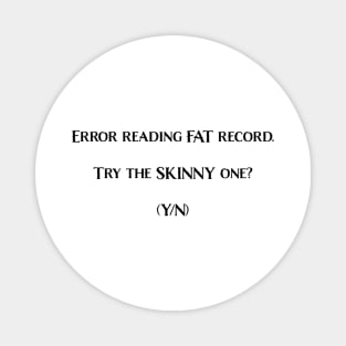 Error Reading FAT Record - Light Version Magnet